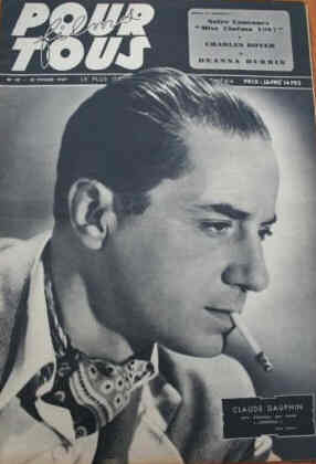 FILMS POUR TOUS magazine side cover Issue 45 18 February 1947
