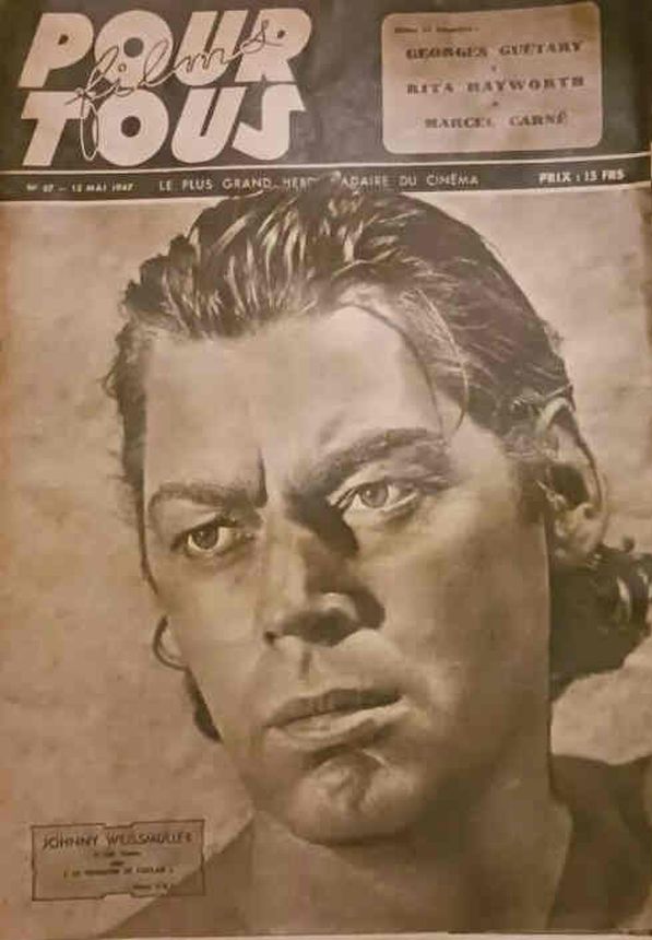 FILMS POUR TOUS magazine side cover Issue 57 13 May 1947