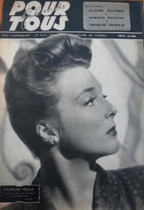 FILMS POUR TOUS magazine side cover Issue 83 11 November 1947