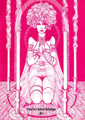POUR LE CINEMA FANTASTIQUE magazine side cover Issue 6 March 1973