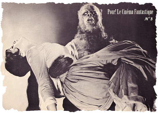 POUR LE CINEMA FANTASTIQUE magazine side cover Issue 8 May 1973