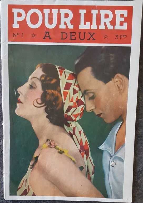 POUR LIRE A DEUX magazine side cover Issue 1  June 1934
