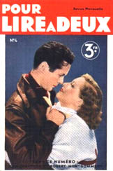 POUR LIRE A DEUX magazine side cover Issue 4   1934
