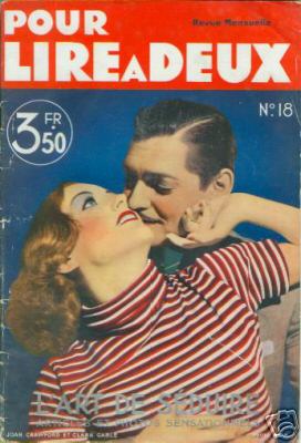 POUR LIRE A DEUX magazine side cover Issue 18  November 1935
