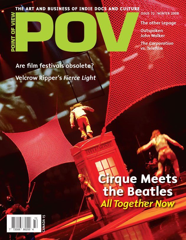 POV (CA) magazine side cover Issue 72 Winter 2008