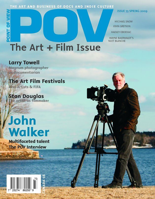 POV (CA) magazine side cover Issue 73 Spring 2009