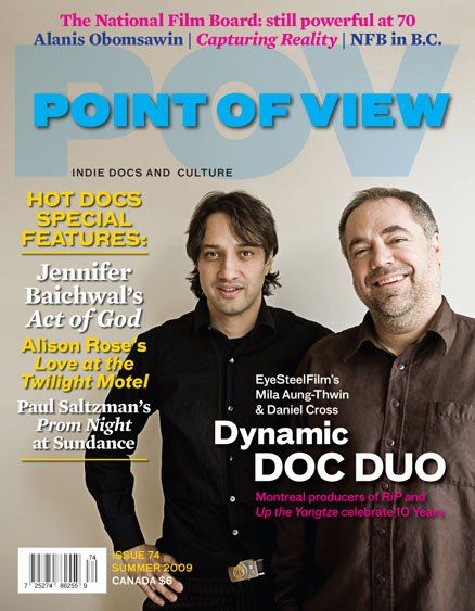 POV (CA) magazine side cover Issue 74 Summer 2009