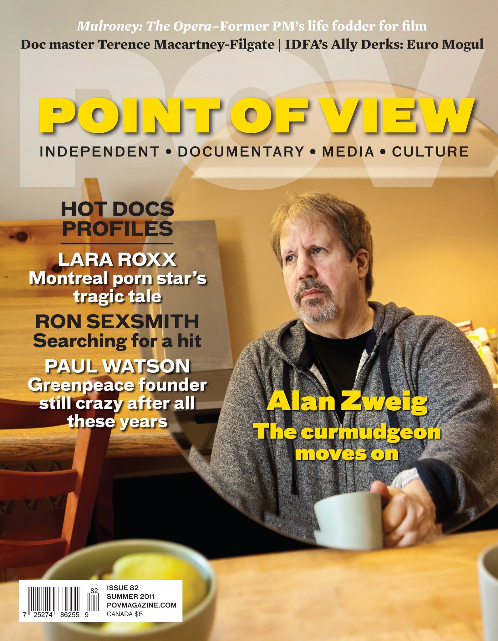 POV (CA) magazine side cover Issue 82 Summer 2011