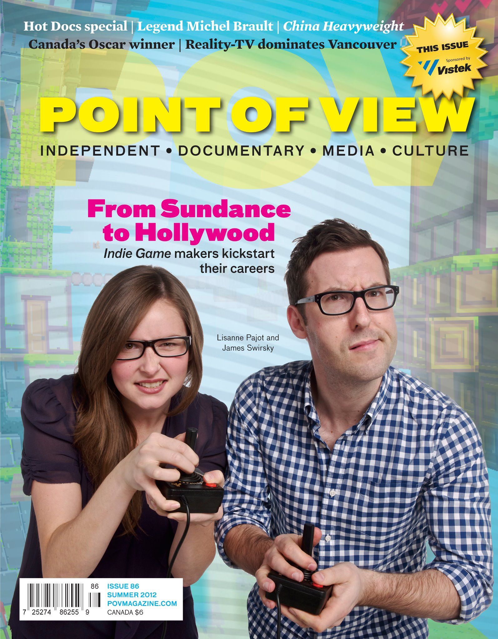 POV (CA) magazine side cover Issue 86 Summer 2012