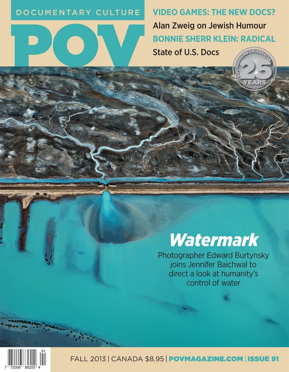 POV (CA) magazine side cover Issue 91 Fall 2013