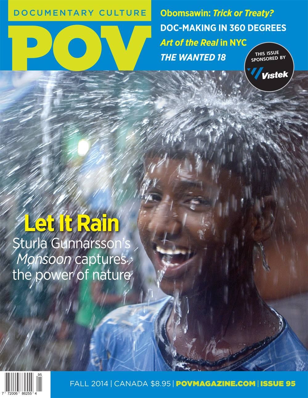 POV (CA) magazine side cover Issue 95 Fall 2014