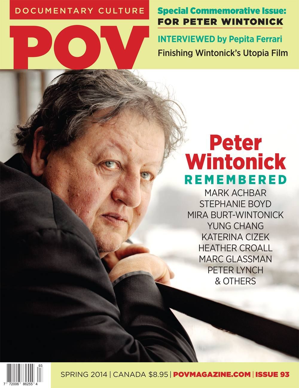 POV (CA) magazine side cover Issue 93 Spring 2014