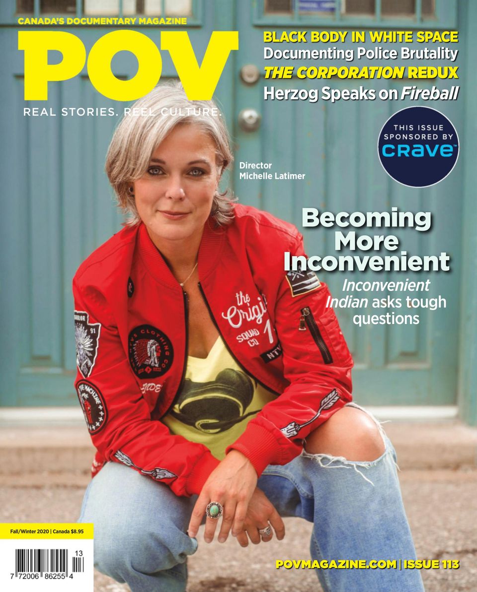POV (CA) magazine side cover Issue 113 Fall/Winter 2020