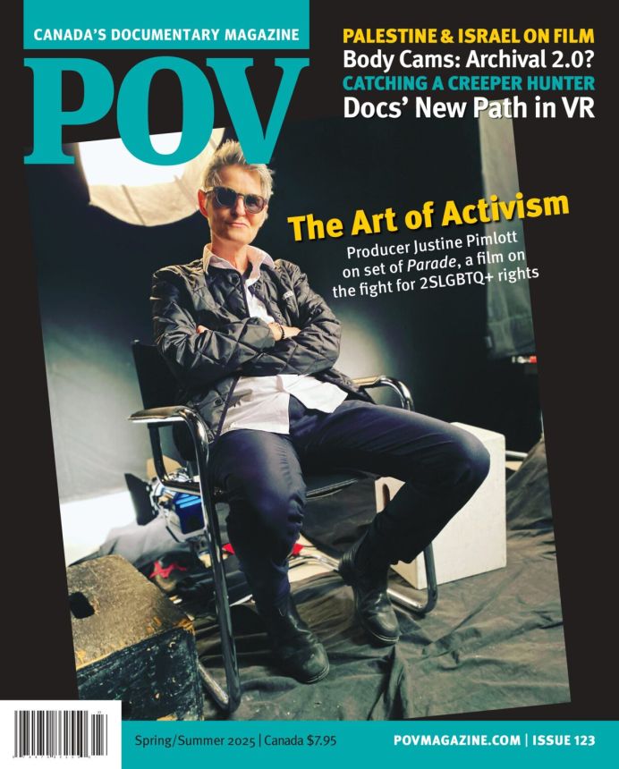 POV (CA) magazine side cover Issue 123 Spring 2025