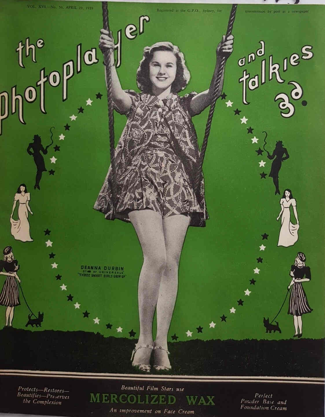 PHOTOPLAYER | THE magazine side cover 29 April 1939
