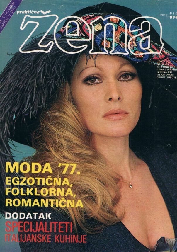 PRAKTICNA ZENA magazine side cover Issue 539 12 February 1977
