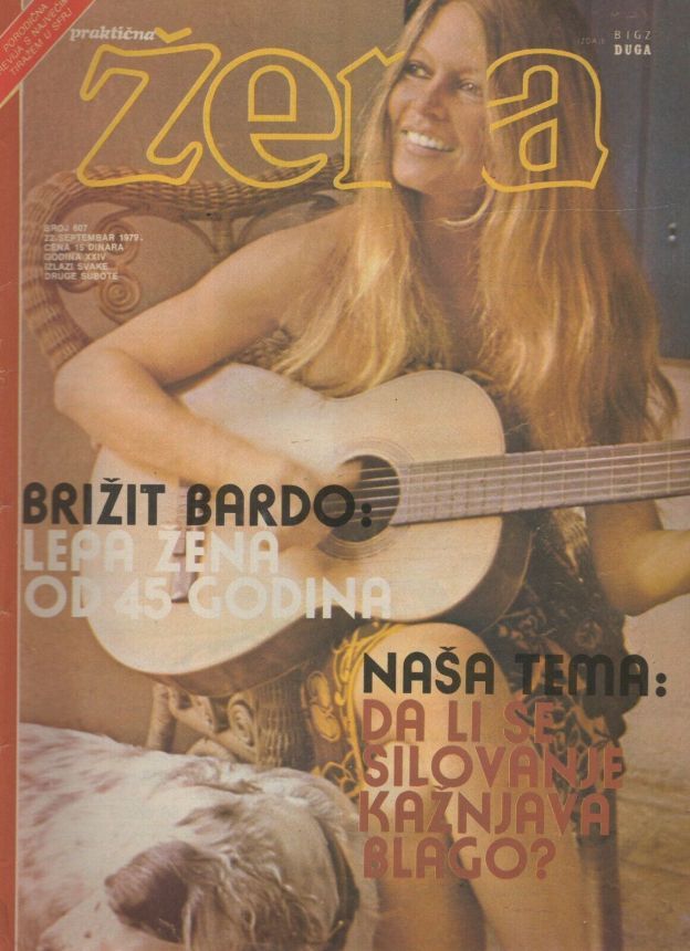PRAKTICNA ZENA magazine side cover Issue 607 22 September 1979