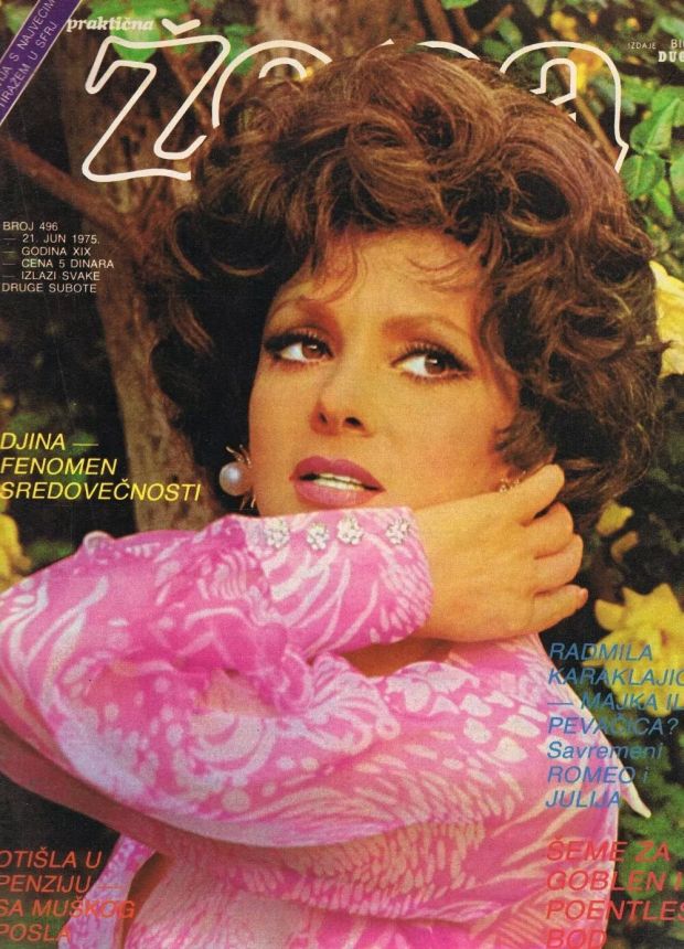 PRAKTICNA ZENA magazine side cover Issue 496 21 June 1975