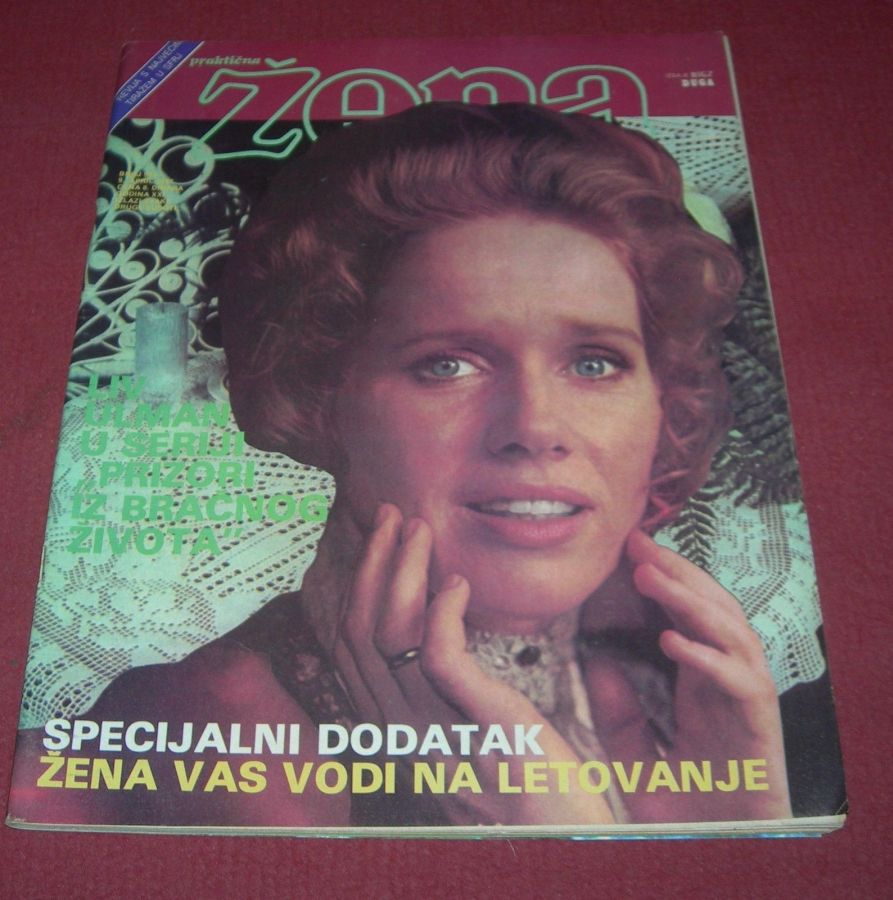 PRAKTICNA ZENA magazine side cover  April 1977