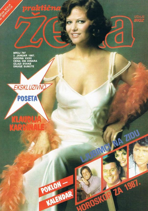 PRAKTICNA ZENA magazine side cover Issue 797 3 January 1987