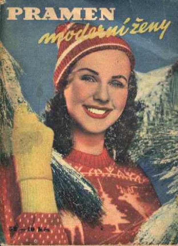 PRAMEN MODERNI ZENY magazine side cover Issue 52   1947