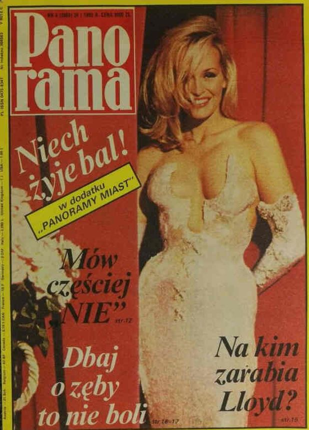 PANORAMA POLAND magazine side cover Issue 4 24 January 1993