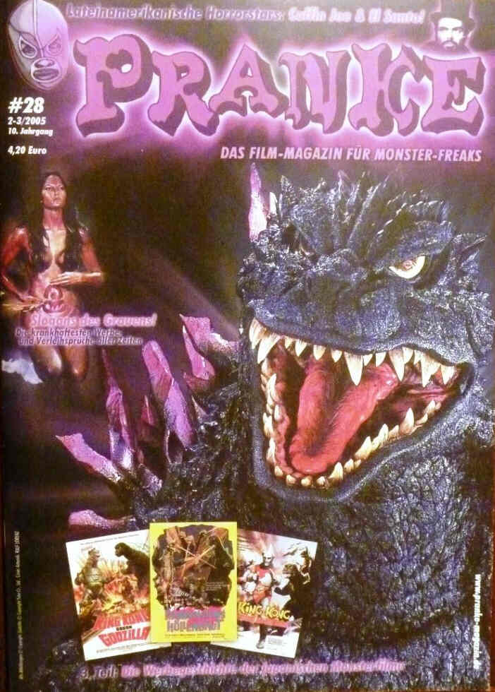 PRANKE magazine side cover Issue 28 February/March 2005