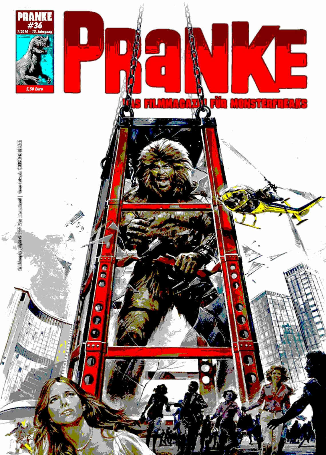 PRANKE magazine side cover Issue 36 January 2010