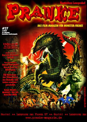 PRANKE magazine side cover Issue 27 January 2005