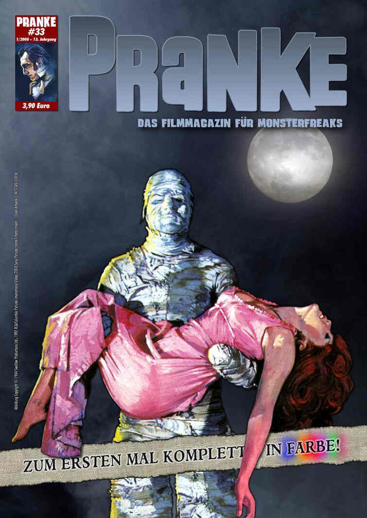 PRANKE magazine side cover Issue 33 August 2008