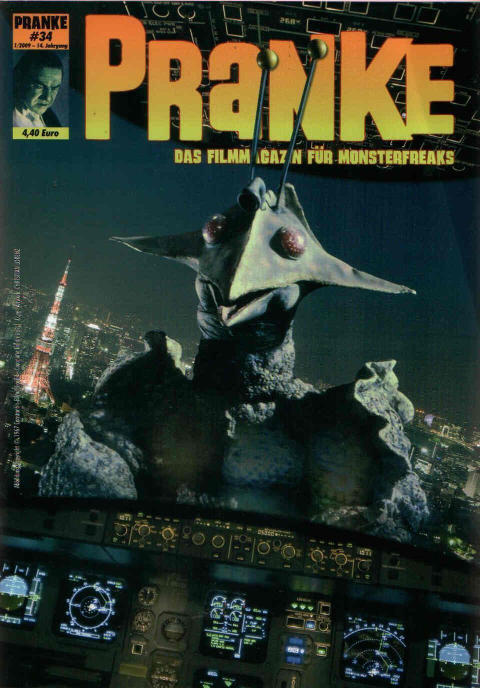 PRANKE magazine side cover Issue 34 April 2009