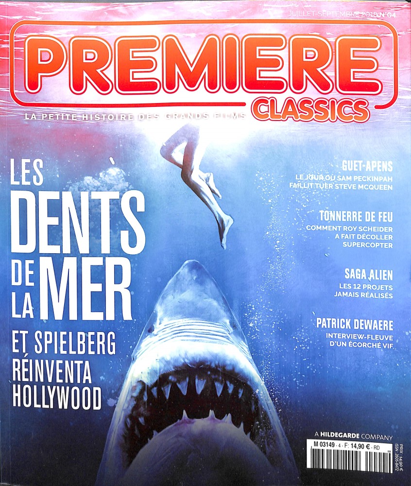 PREMIERE CLASSICS magazine side cover Issue 4  July/September 2018