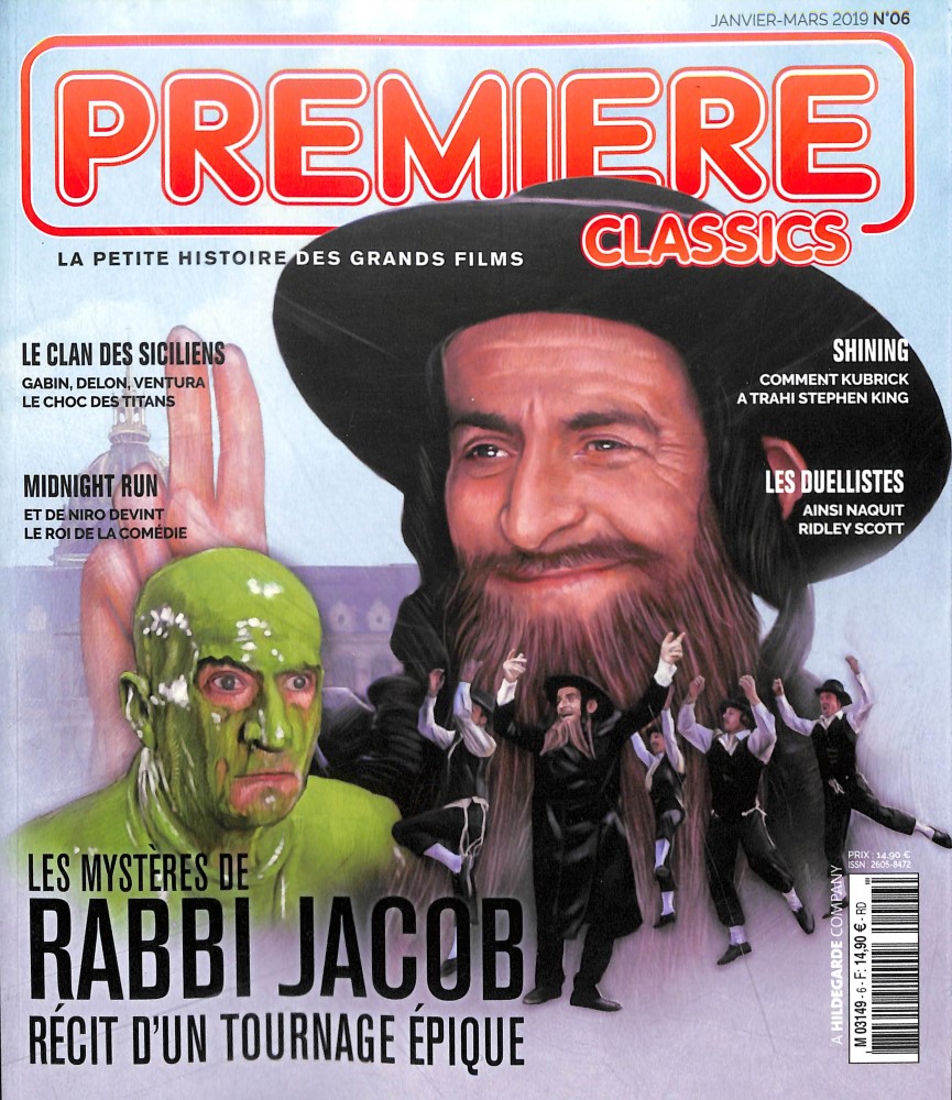 PREMIERE CLASSICS magazine side cover Issue 6  January/March 2019