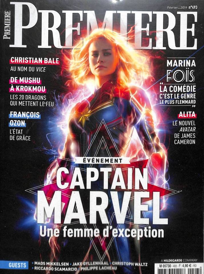 PREMIERE (FR) magazine side cover Issue 493  February 2019