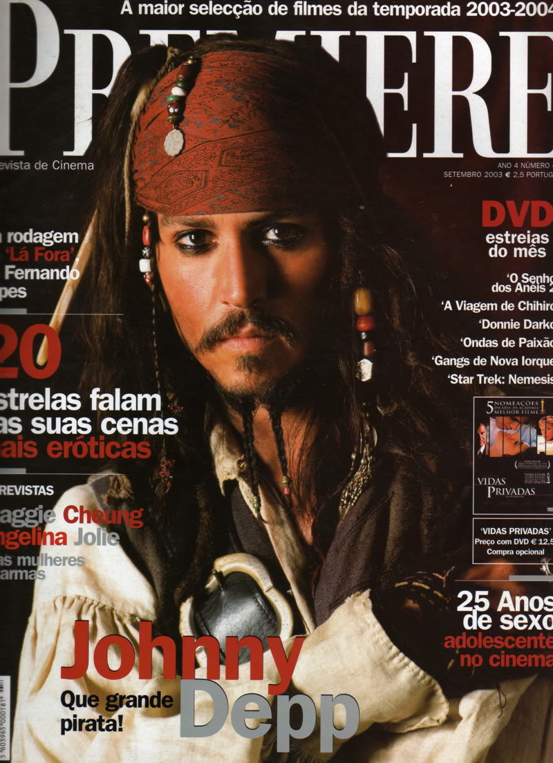 PREMIERE (Portugal) magazine side cover Issue 47 September 2003