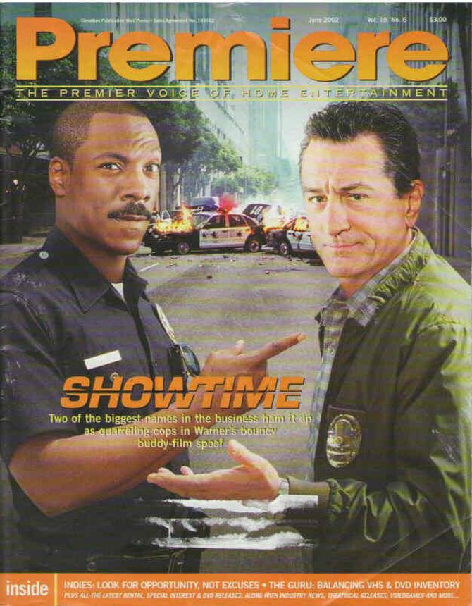 PREMIERE (Canada) magazine side cover  June 2002