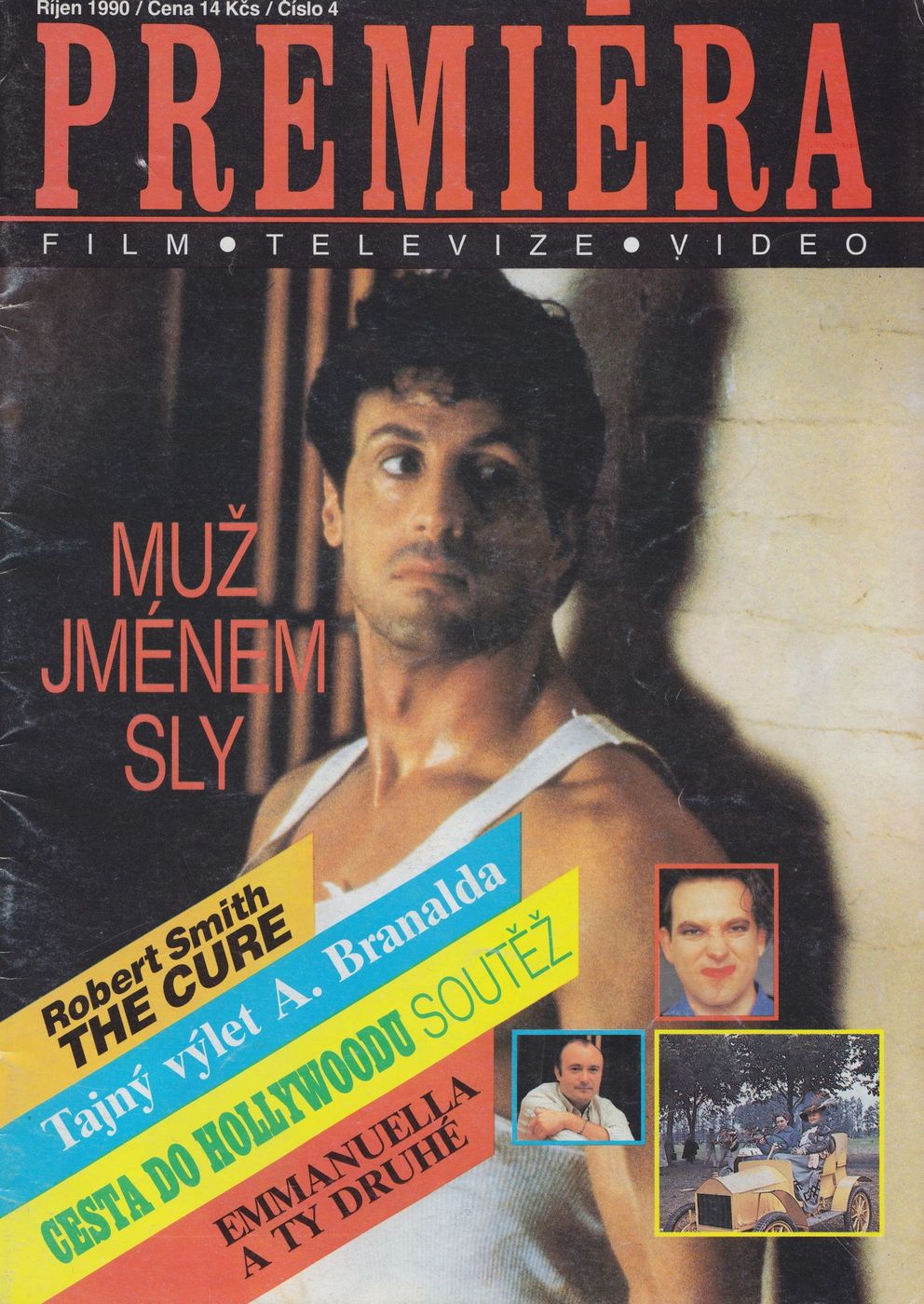 PREMIERA (CZ) magazine side cover October 1990