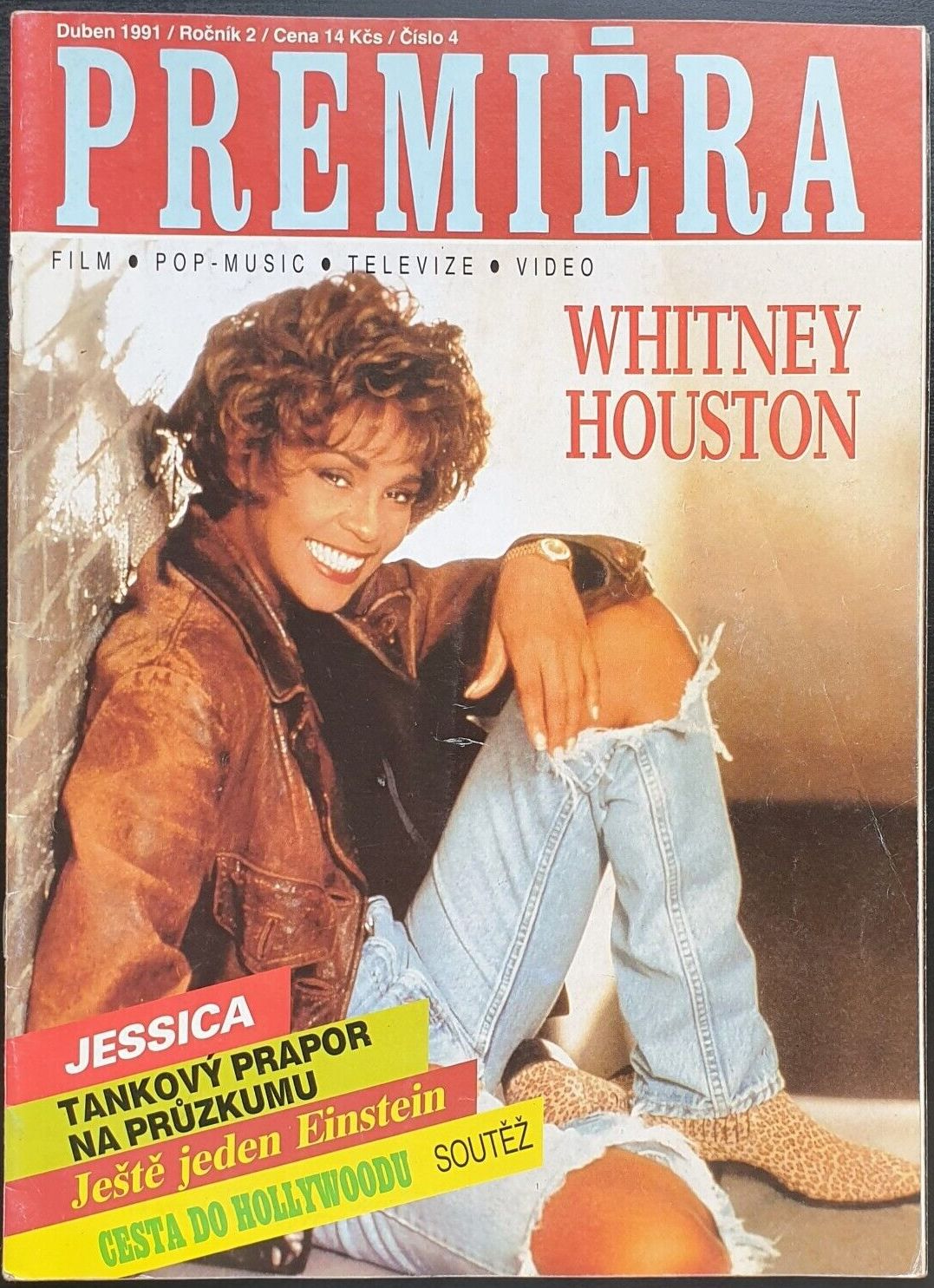 PREMIERA (CZ) magazine side cover  April 1991