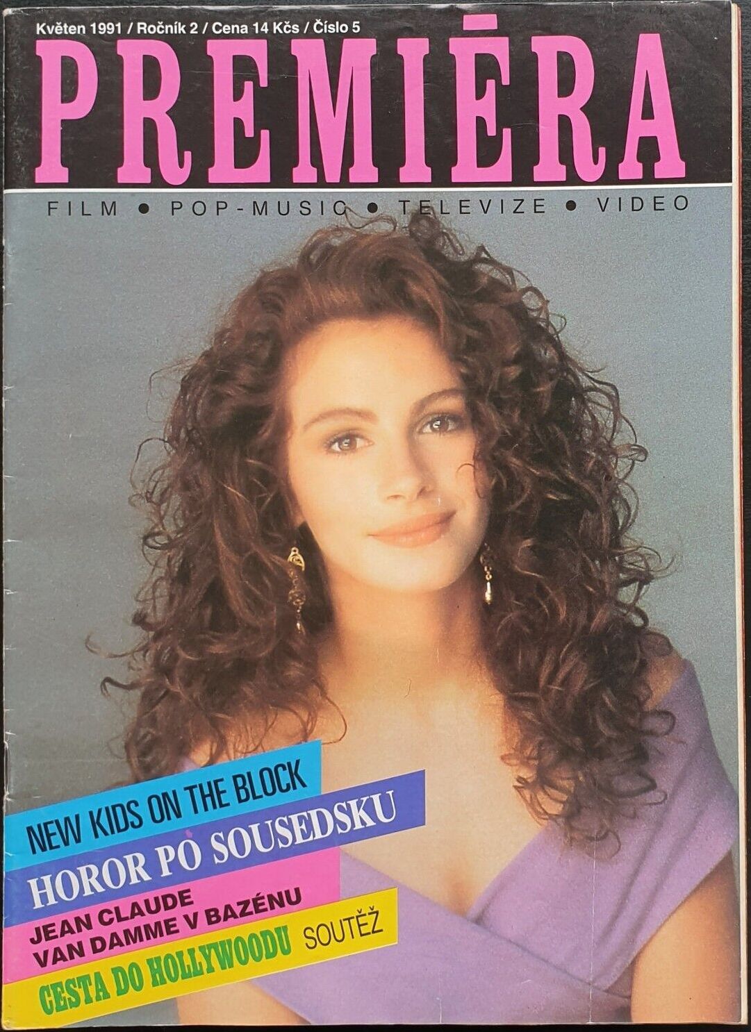 PREMIERA (CZ) magazine side cover  May 1991