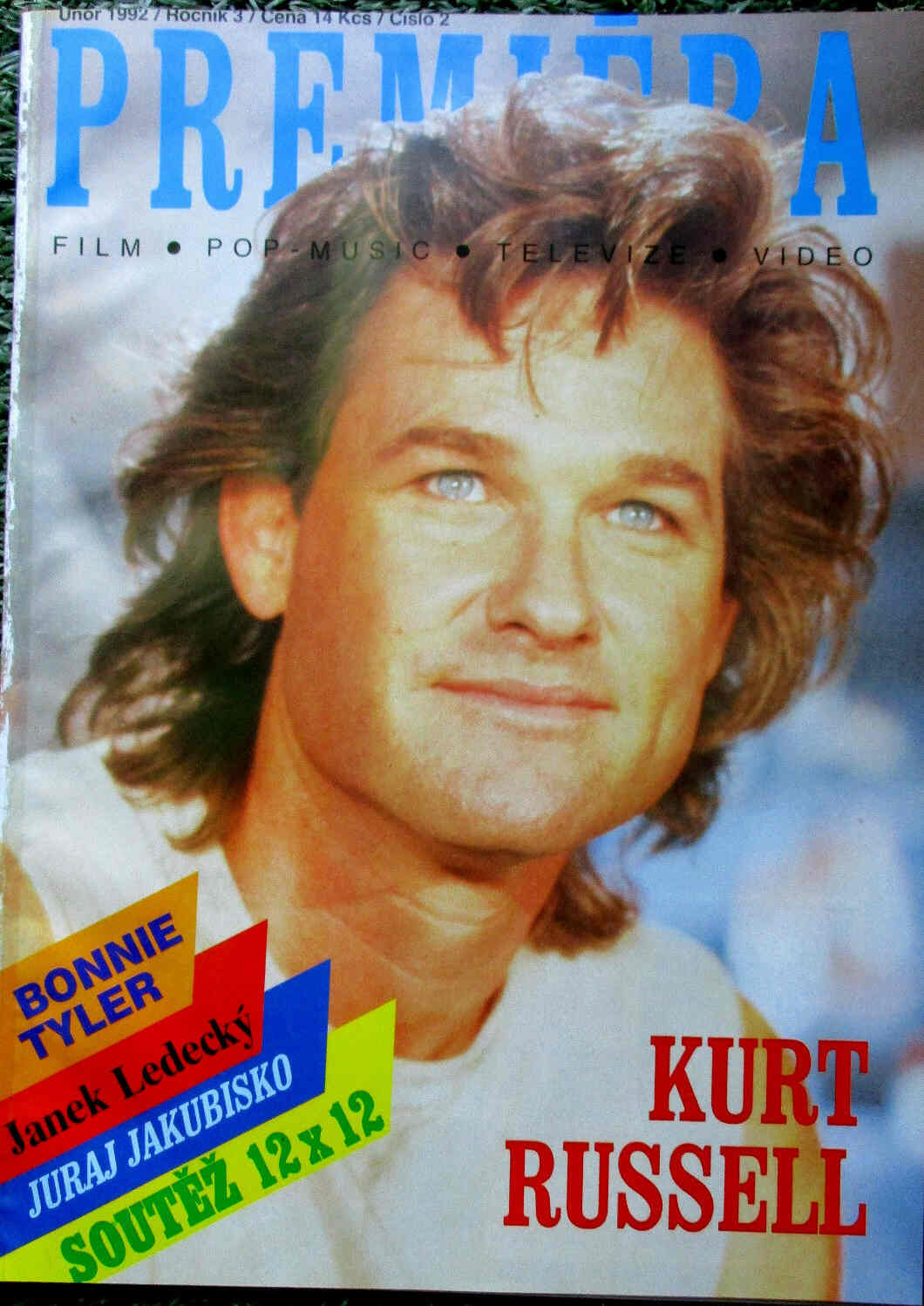 PREMIERA (CZ) magazine side cover February 1992