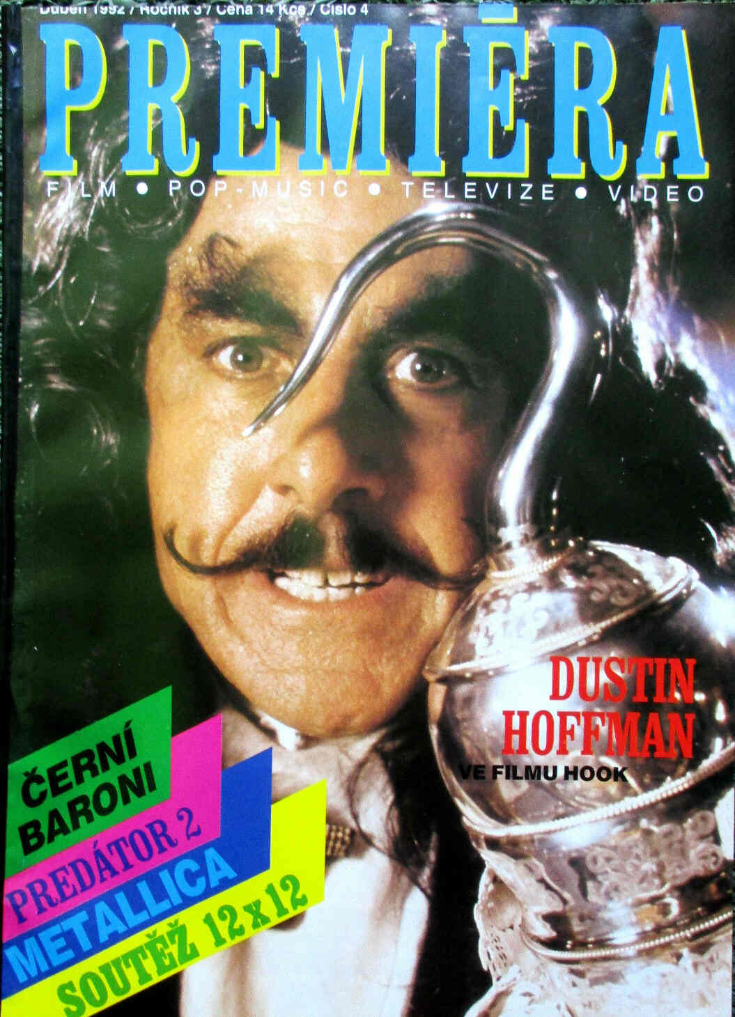 PREMIERA (CZ) magazine side cover April 1992