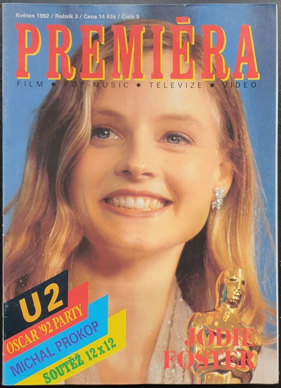 PREMIERA (CZ) magazine side cover  May 1992