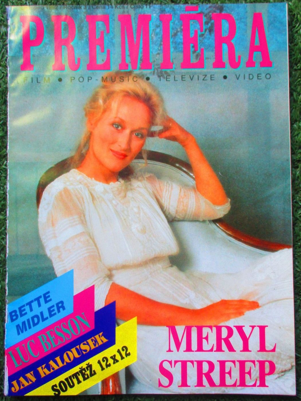 PREMIERA (CZ) magazine side cover November 1992