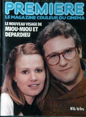PREMIERE (FR) magazine side cover Issue 6 April 1977