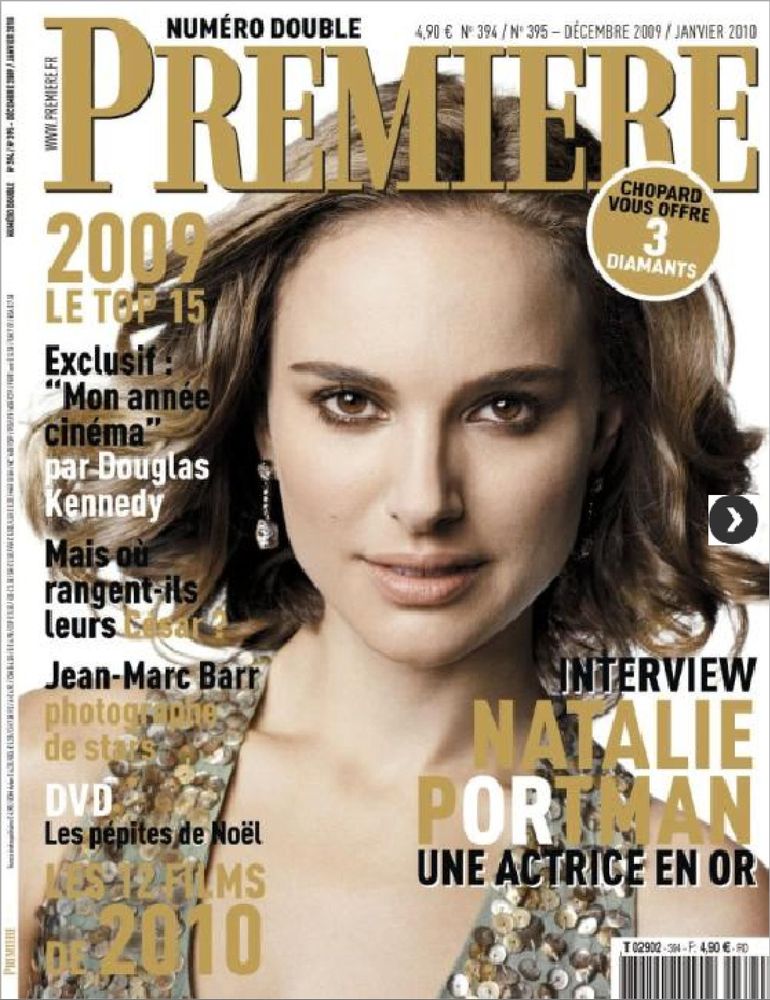 PREMIERE (FR) magazine side cover Issue 394/395 Dec/January 2010