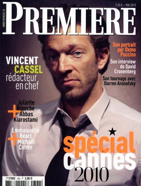 PREMIERE (FR) magazine side cover Issue 399 May 2010