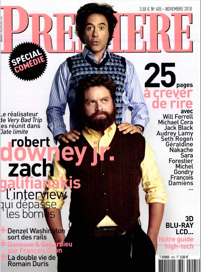 PREMIERE (FR) magazine side cover Issue 405 November 2010