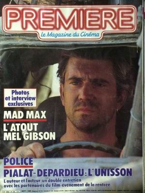 PREMIERE (FR) magazine side cover Issue 102 September 1985
