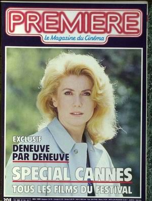 PREMIERE (FR) magazine side cover Issue 110 May 1986