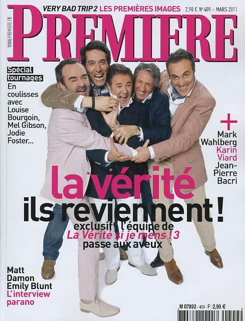 PREMIERE (FR) magazine side cover Issue 409 March 2011